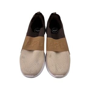 APL Athletic Propulsion Labs Techloom Bliss Slip On Sneakers Tan Brown US 7.5